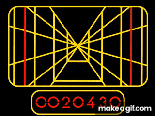 Animated X-wing targeting display